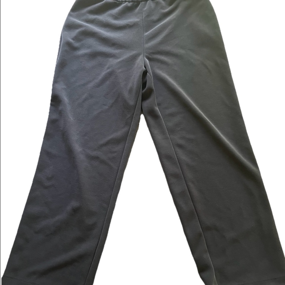 NATORI Women's Anywhere Pants L Black Modal Blend Elastic Waist